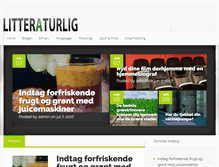 Tablet Screenshot of litteratur-festival.dk